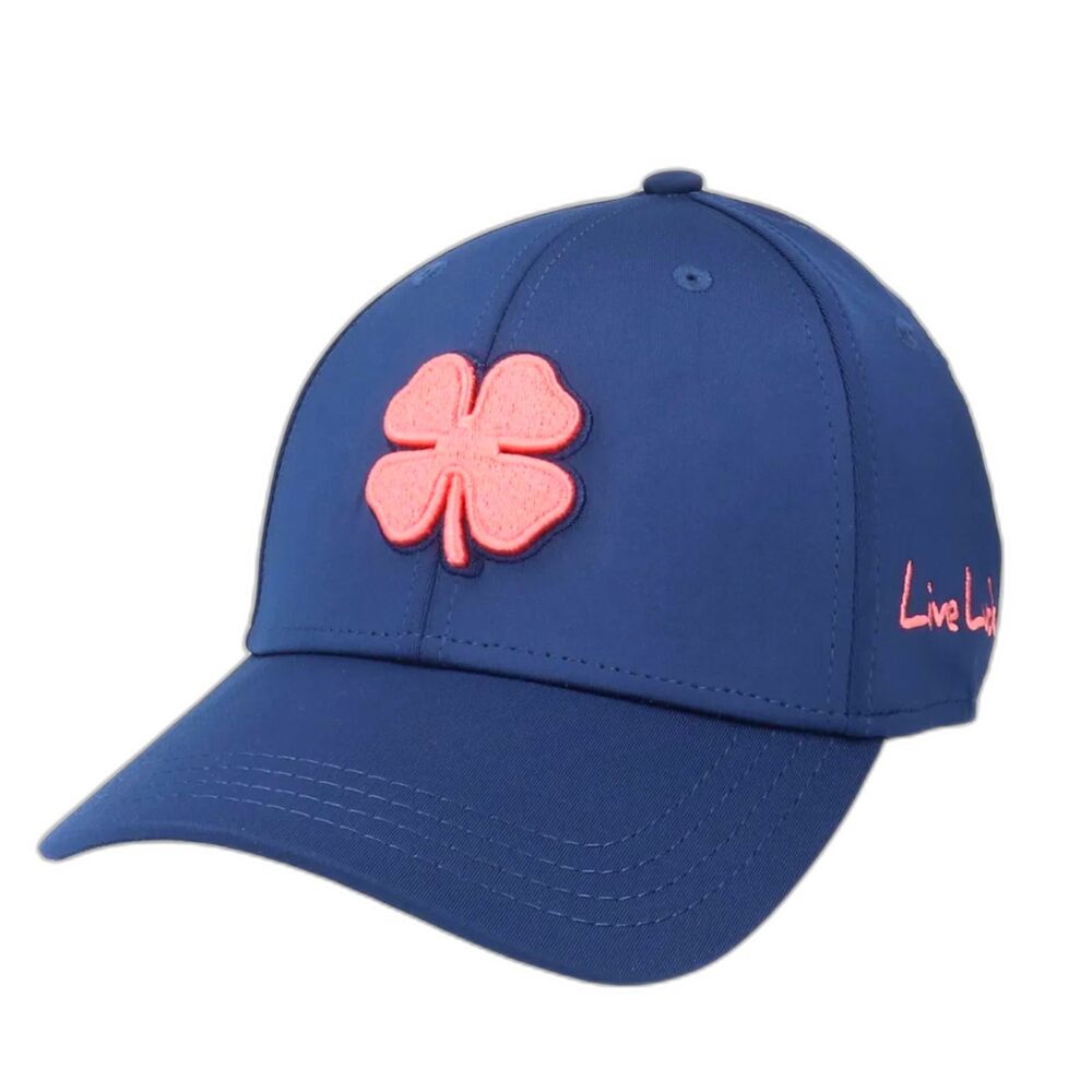 Black Clover Premium Clover 85 Navy/Red Peach Stretch Fit Hat, L/XL-NWT